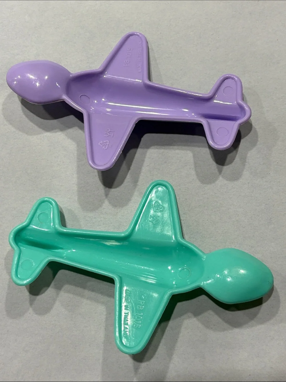 Vintage food flyers 1990’s Y2K Purple and Teal Airplane Scoop Toys - Kids Toys